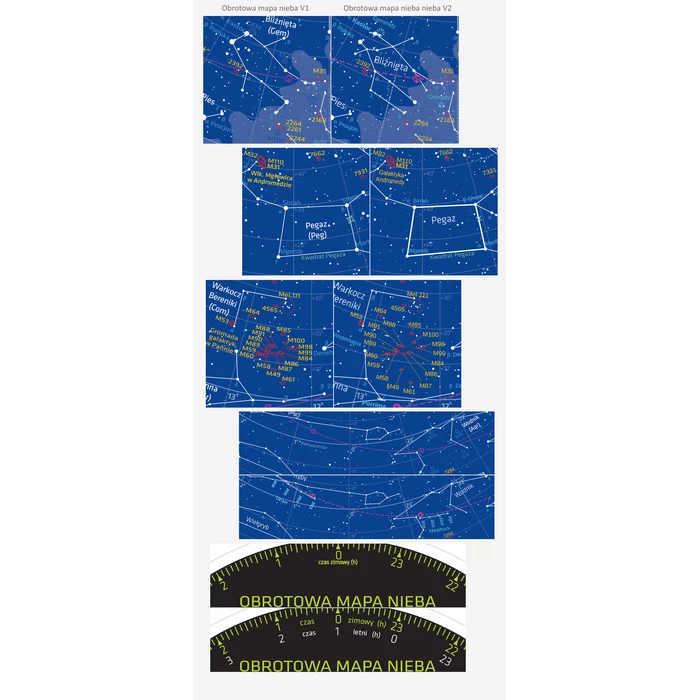 Obrotowa mapa nieba Delta Optical DO-6800