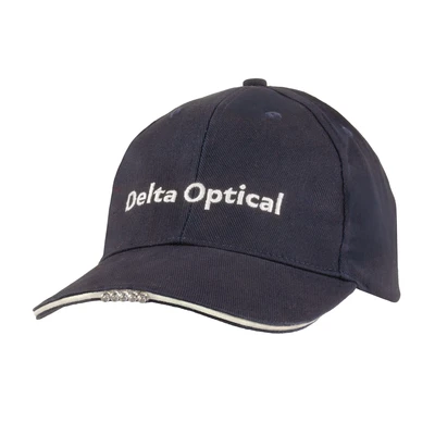 Czapka Delta Optical z czerwonymi diodami LED