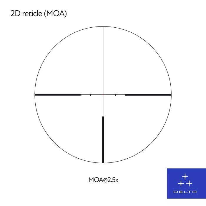 Luneta celownicza Delta Titanium HD 2,5-15x50 2D 2022