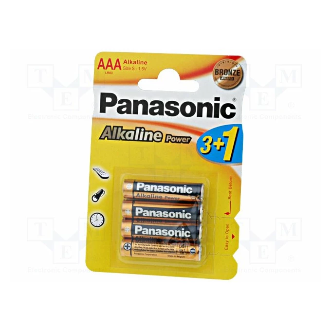 Bateria Panasonic LR03/AAA alkaliczna