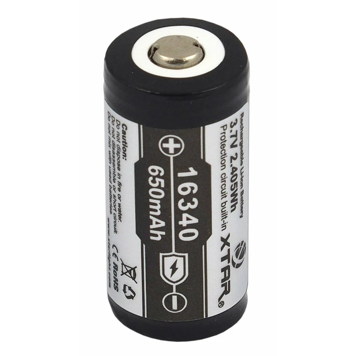 Akumulator XTAR 16340 650mAh