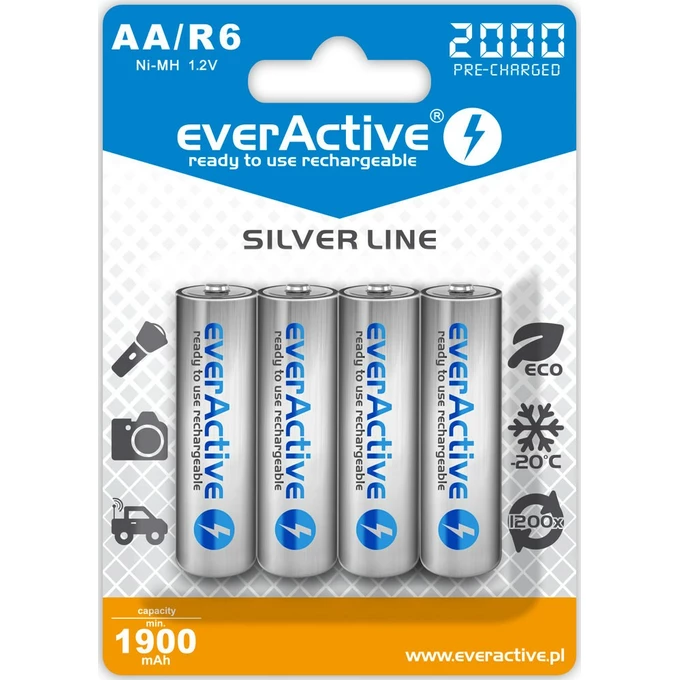 Akumulator everActive 2000 silver line