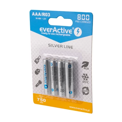 Akumulator everActive AAA 800 silver line 1 szt.