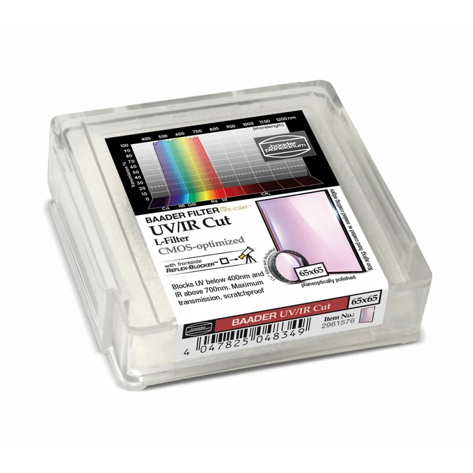 Filtr Baader UV/IR-Cut / L-Filter 50 x 50 x 3 mm CMOS (1)