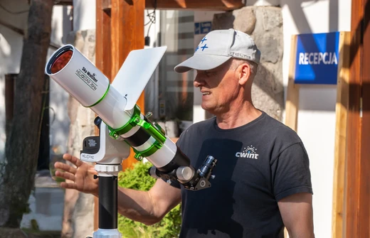 Wspólne obserwacje z Obserwatorium CWiNT i Delta Optical