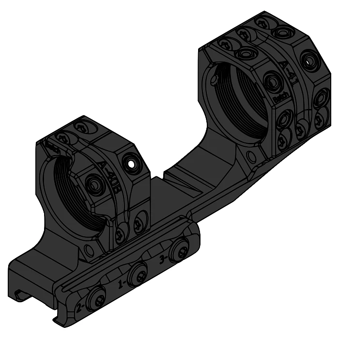 Montaż SPUHR SP-4022C (obejmy 34mm) Cantilever