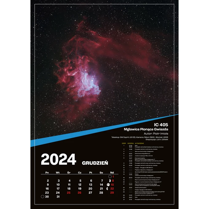 Kalendarz Astronomiczny Delta Optical 2024