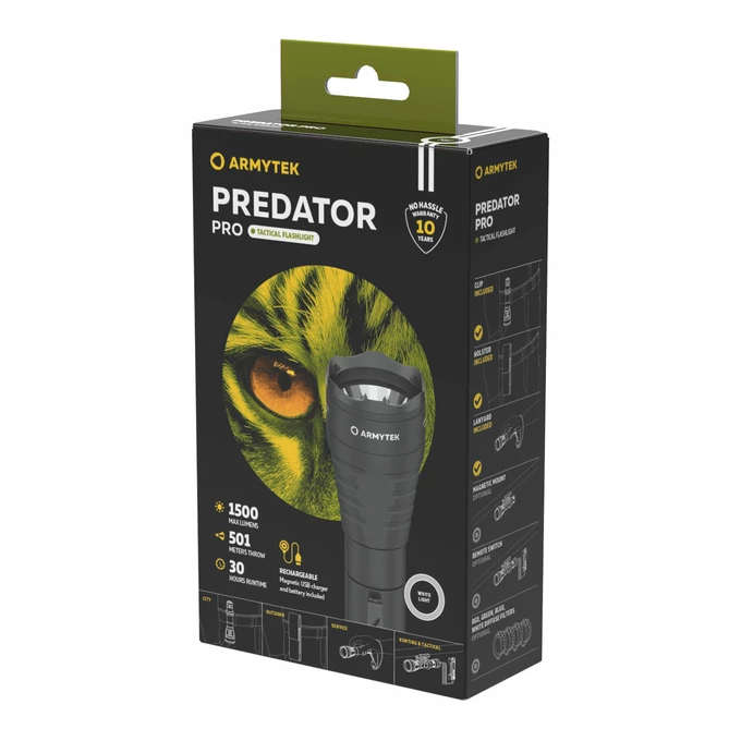 Latarka taktyczna Armytek Predator Pro v3,5 USB
