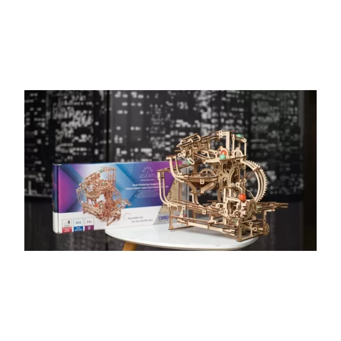 Puzzle 3D Tor Kulkowy Wyciągnik Stopniowy Ugears