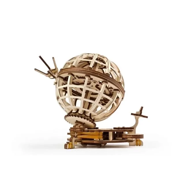 Model mechaniczny drewniany Ugears Globus - Puzzle 3D