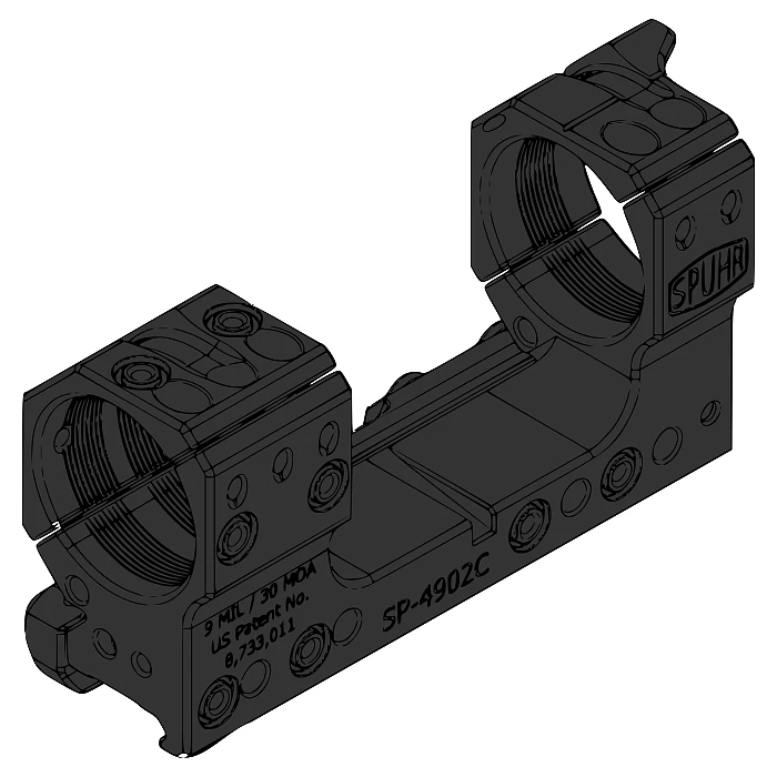 Montaż SPUHR SP-4902C (obejmy 34mm)