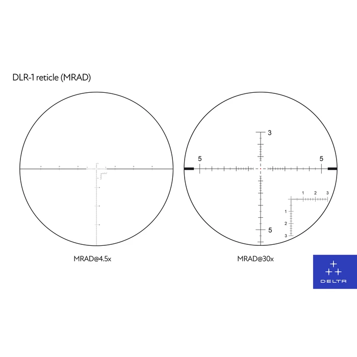 Luneta celownicza Delta Optical Stryker HD 4,5-30x56 FFP DLR-1