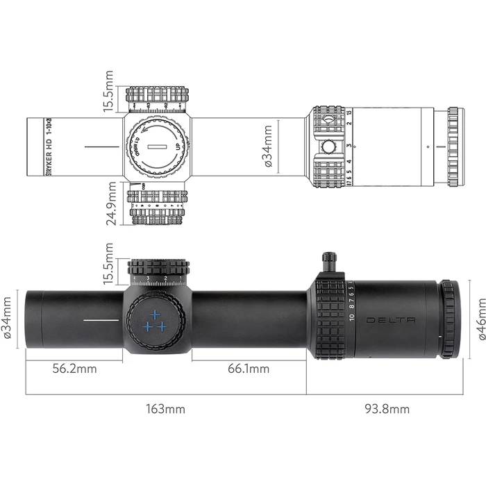 Luneta celownicza Delta Stryker HD 1-10x28 SDOG-1