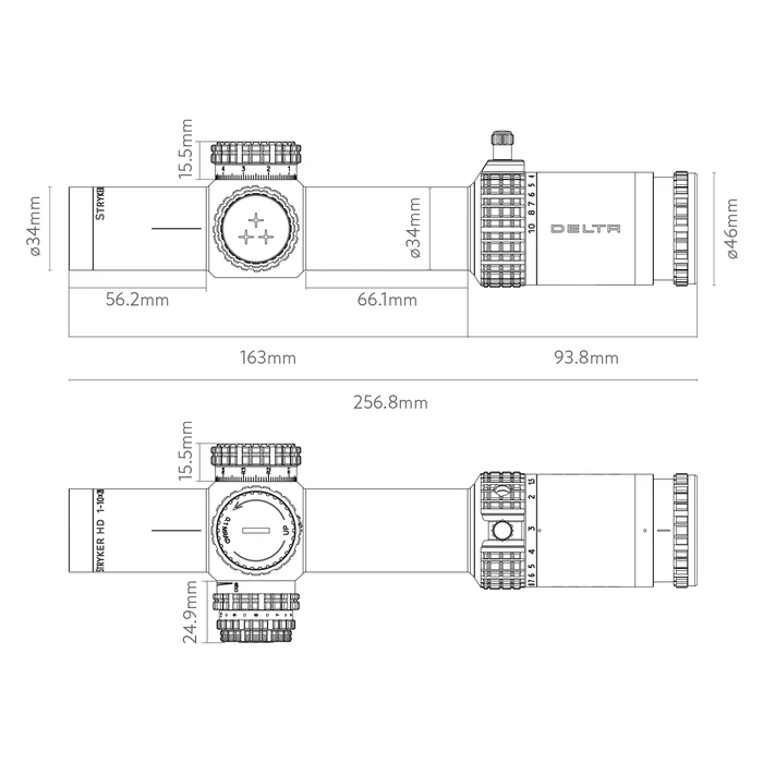 Luneta celownicza Delta Stryker HD 1-10x28 SDOG-1