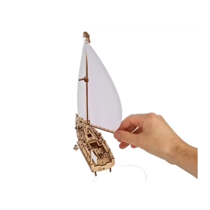 Puzzle 3D Drewniany Model Jacht Oceaniczny Ugears