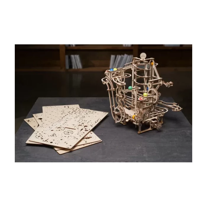 Puzzle 3D Tor Kulkowy Wyciągniki Spiralny Ugears