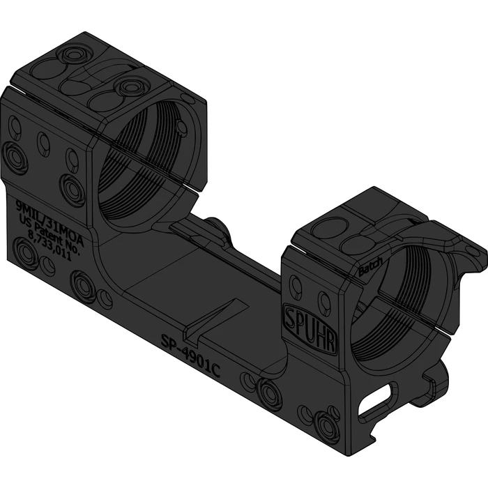 Montaż SPUHR SP-4901C (obejmy 34mm)