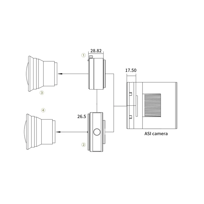 Kamera ZWO ASI 2400MC Pro