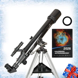 [Zestaw] Teleskop Sky-Watcher BK 707 AZ2 70/700 + Mapa Księżyca + Kalendarz Astronomiczny