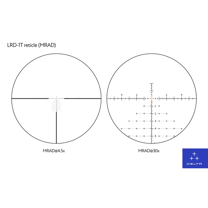 Luneta celownicza Delta Optical Stryker HD 4,5-30x56 FFP LRD-1T